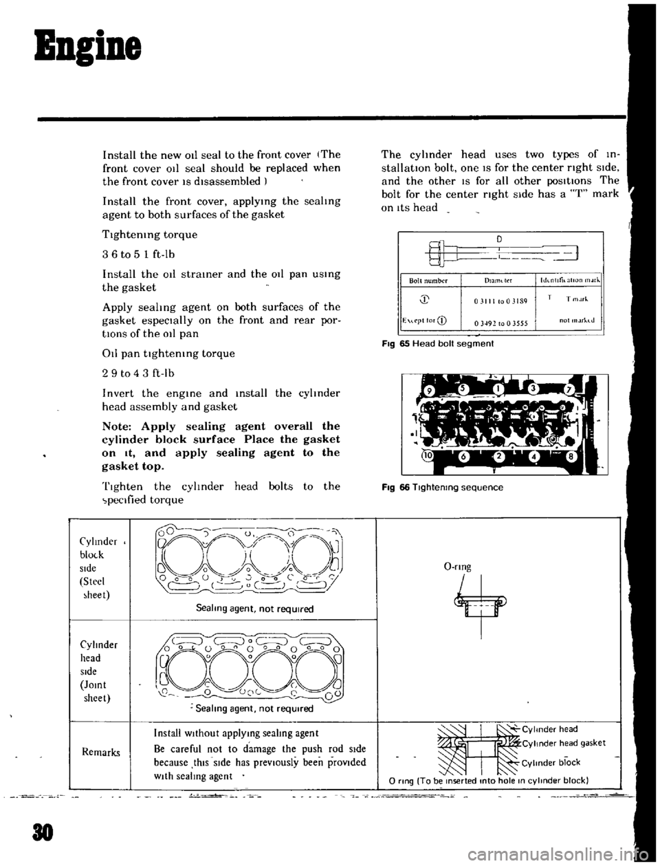 DATSUN B110 1969 Service Owners Manual
BDgiDe
Install
the
new
011
seal
to
the
front
cover
The
front
cover
011
seal
should
be
replaced
when
the
front
cover
IS
disassembled
Install
the
front
cover
applYing
the
DATSUN B110 1969 Service Owners Manual
BDgiDe
Install
the
new
011
seal
to
the
front
cover
The
front
cover
011
seal
should
be
replaced
when
the
front
cover
IS
disassembled
Install
the
front
cover
applYing
the