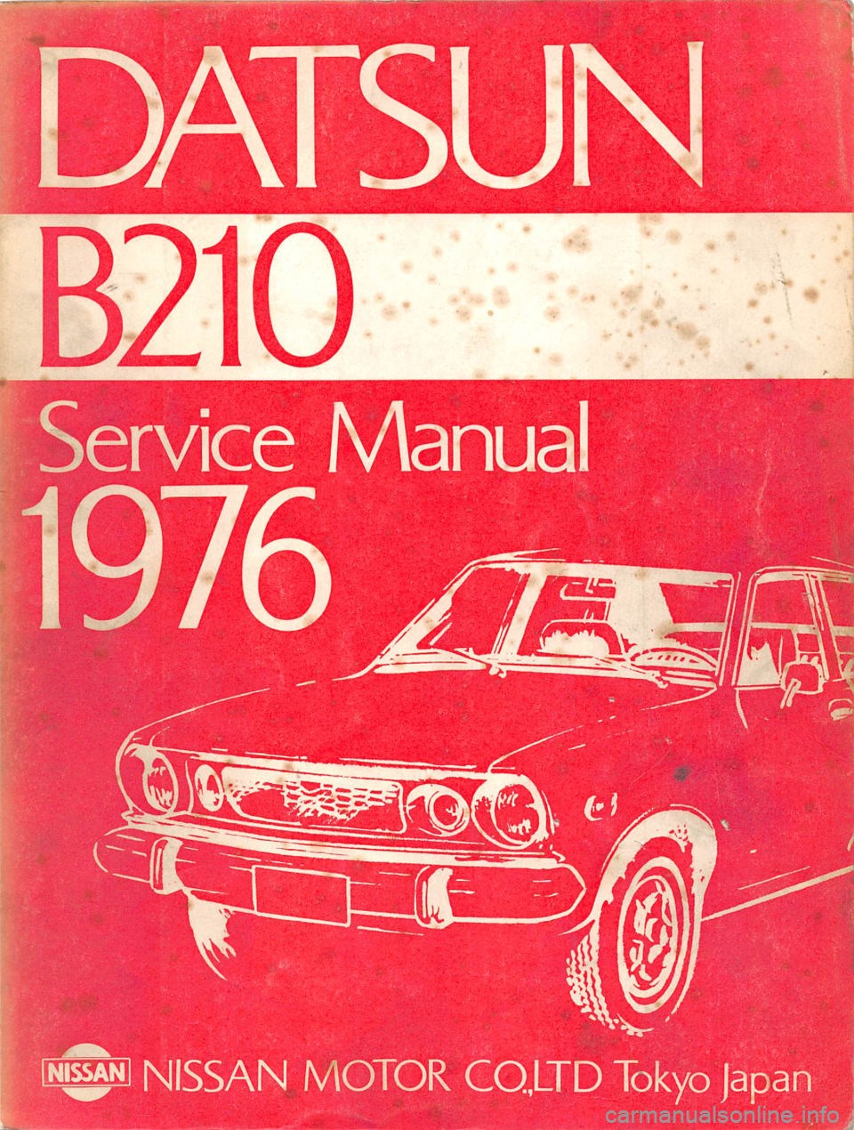 DATSUN B210 1976  Service Repair Manual 