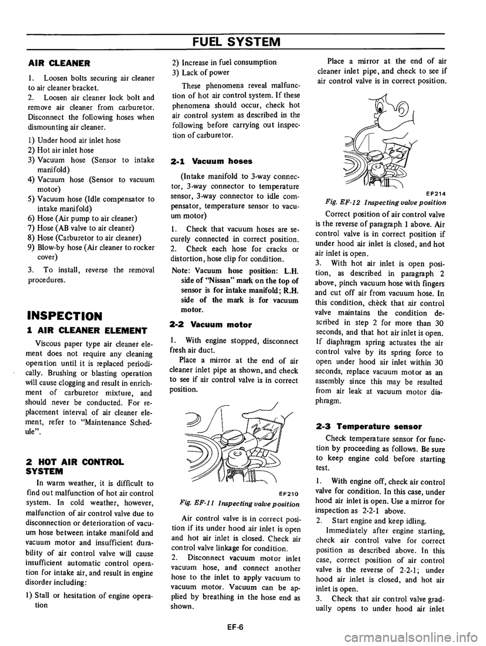 DATSUN B210 1976 Service Repair Manual DATSUN B210 1976 Service Repair Manual