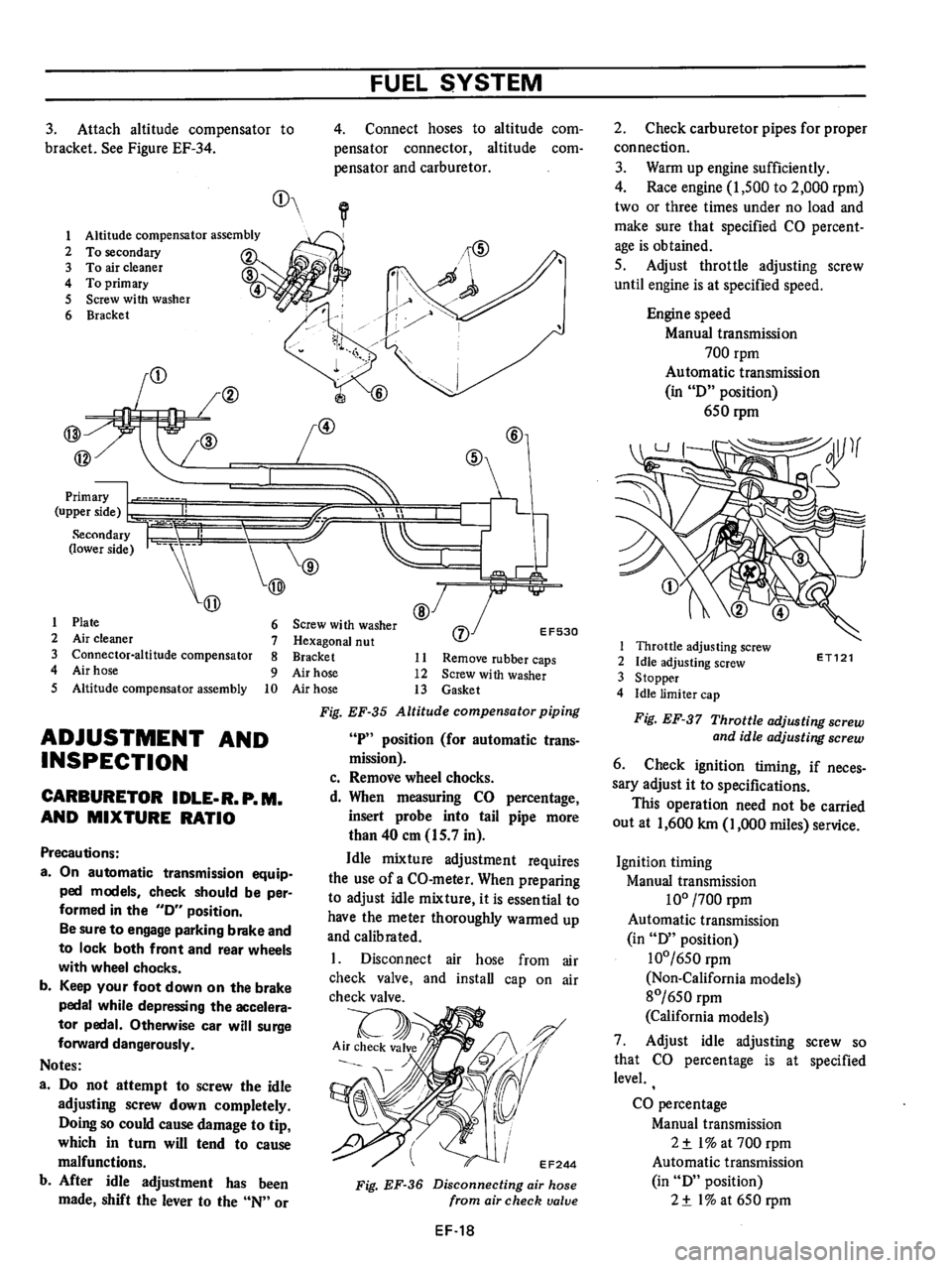 DATSUN B210 1976 Service Repair Manual DATSUN B210 1976 Service Repair Manual