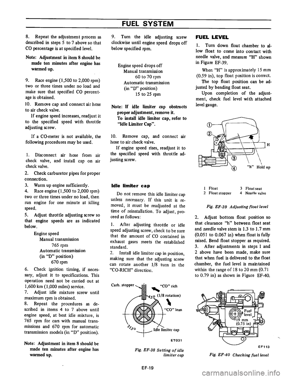 DATSUN B210 1976 Service Repair Manual DATSUN B210 1976 Service Repair Manual