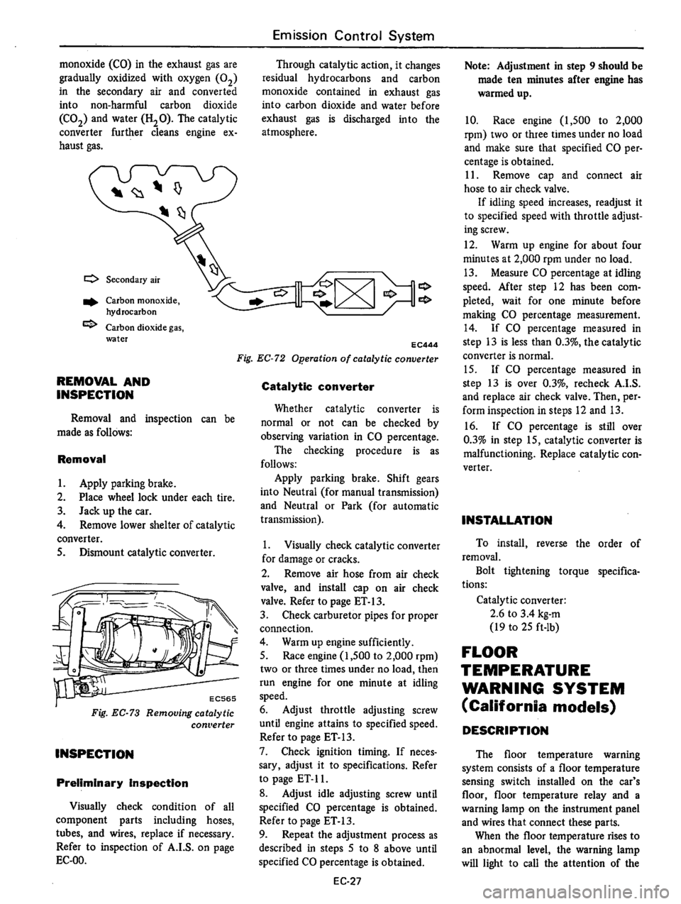 DATSUN B210 1976 Service Repair Manual DATSUN B210 1976 Service Repair Manual