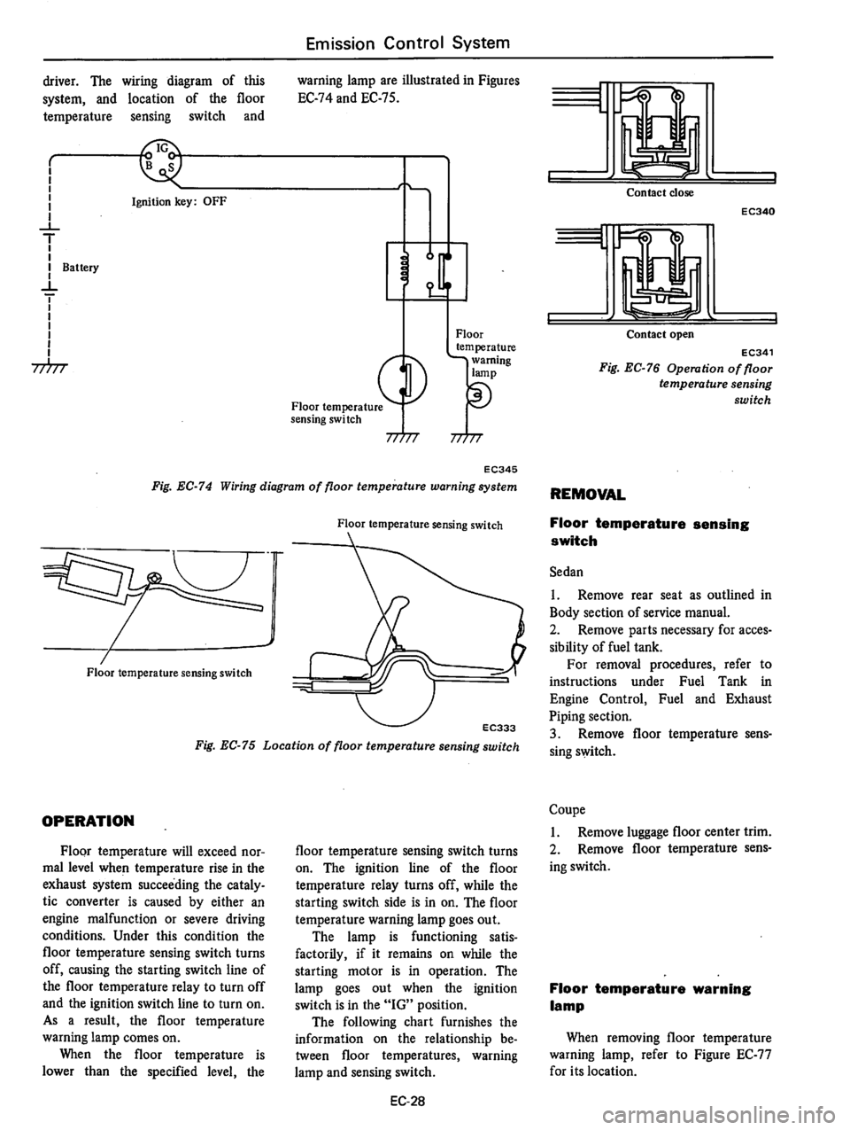 DATSUN B210 1976 Service Repair Manual DATSUN B210 1976 Service Repair Manual