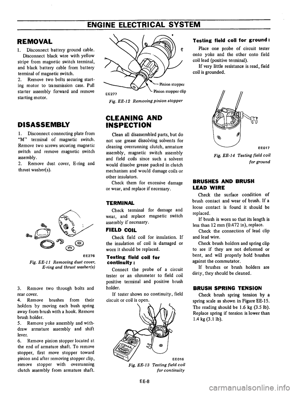 DATSUN B210 1976 Service Repair Manual DATSUN B210 1976 Service Repair Manual