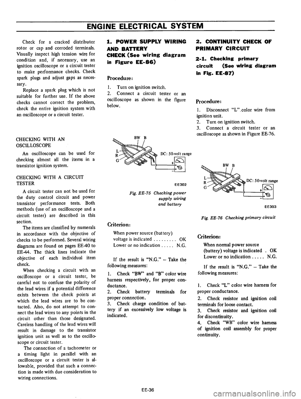 DATSUN B210 1976 Service Repair Manual DATSUN B210 1976 Service Repair Manual
