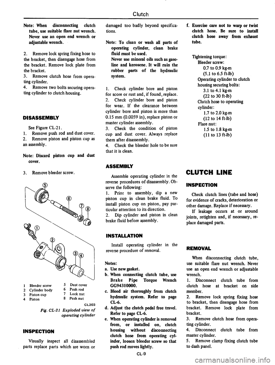 DATSUN B210 1976 Service Repair Manual DATSUN B210 1976 Service Repair Manual