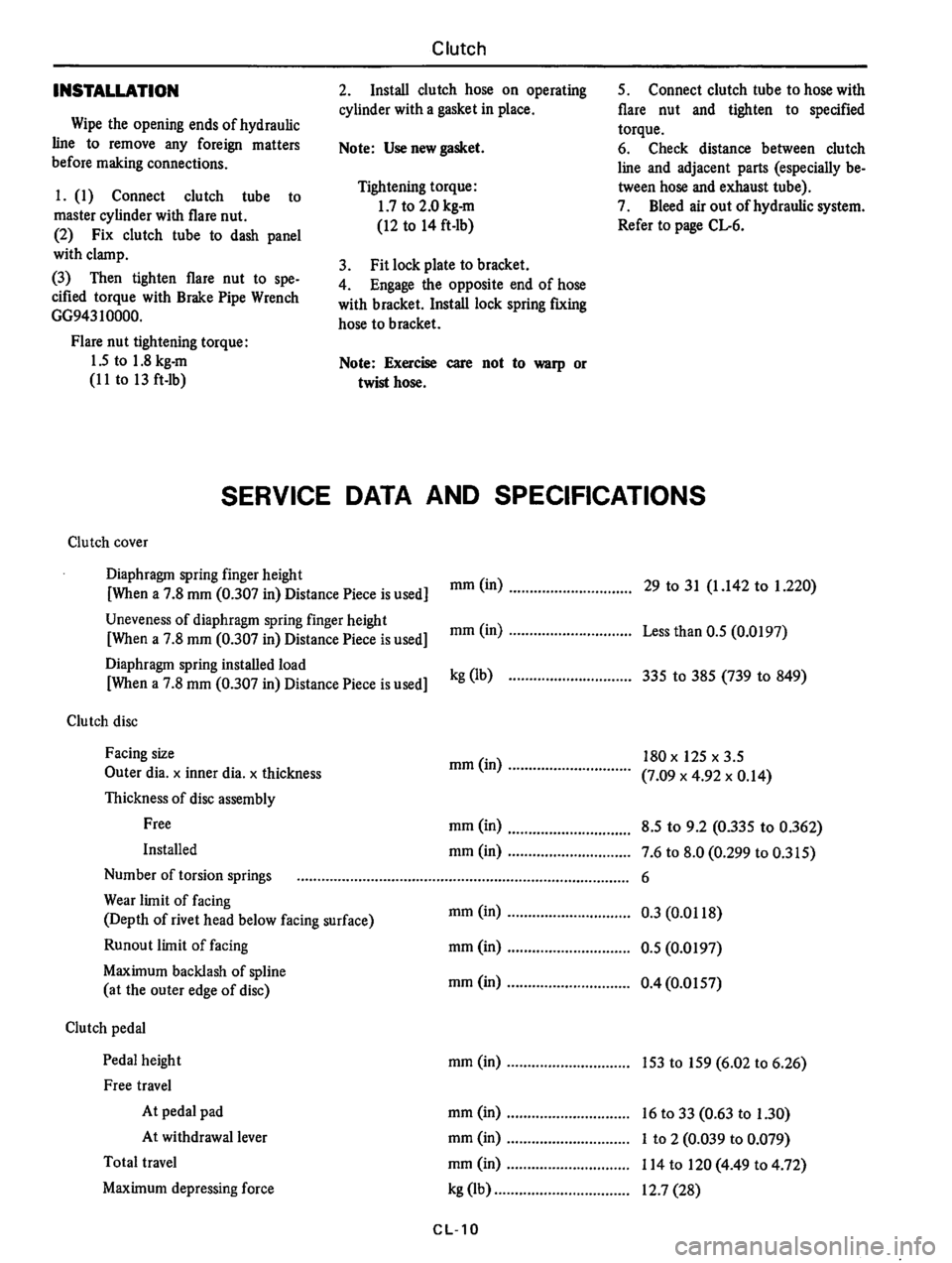 DATSUN B210 1976 Service Repair Manual DATSUN B210 1976 Service Repair Manual