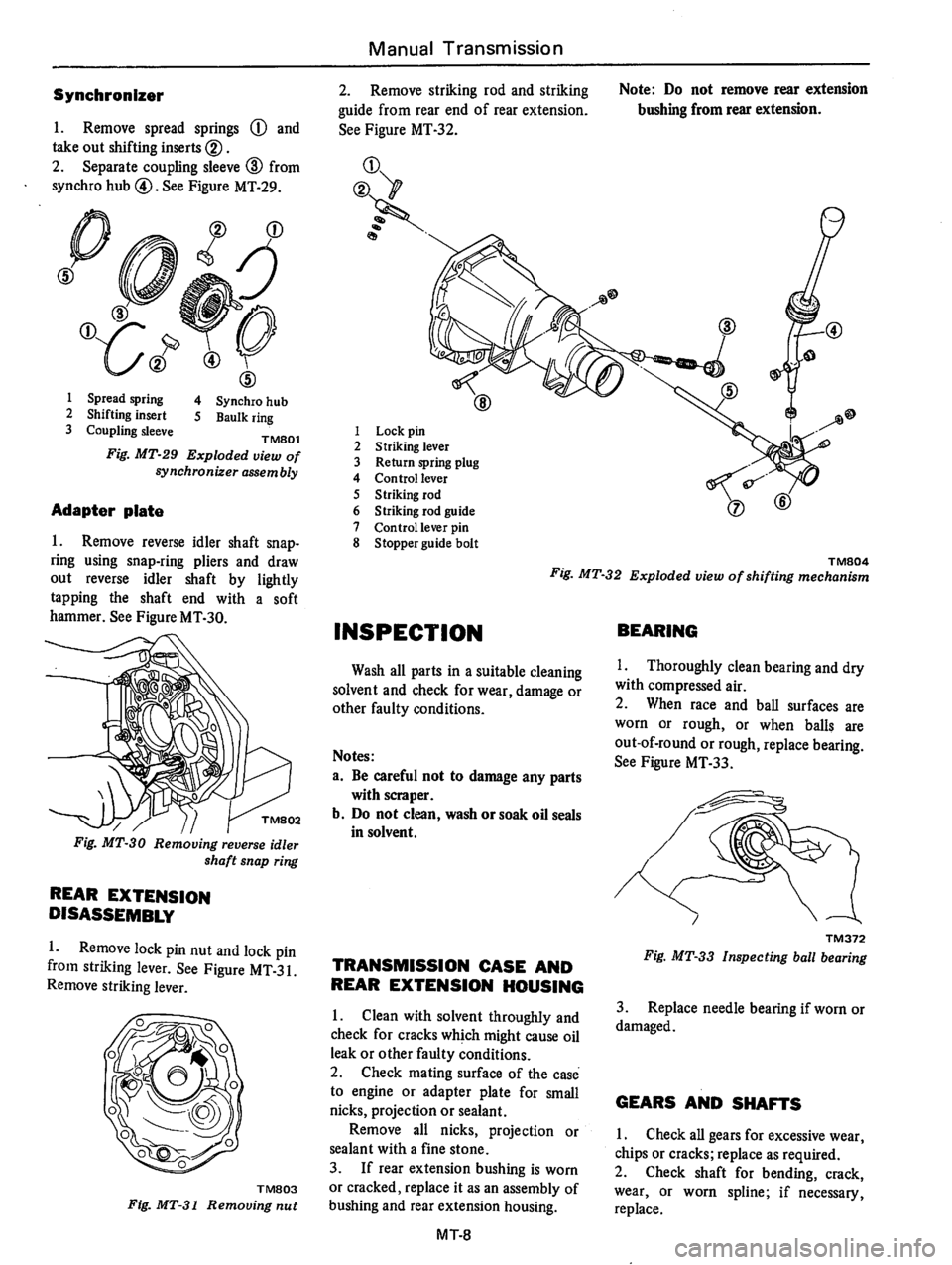 DATSUN B210 1976 Service Repair Manual DATSUN B210 1976 Service Repair Manual