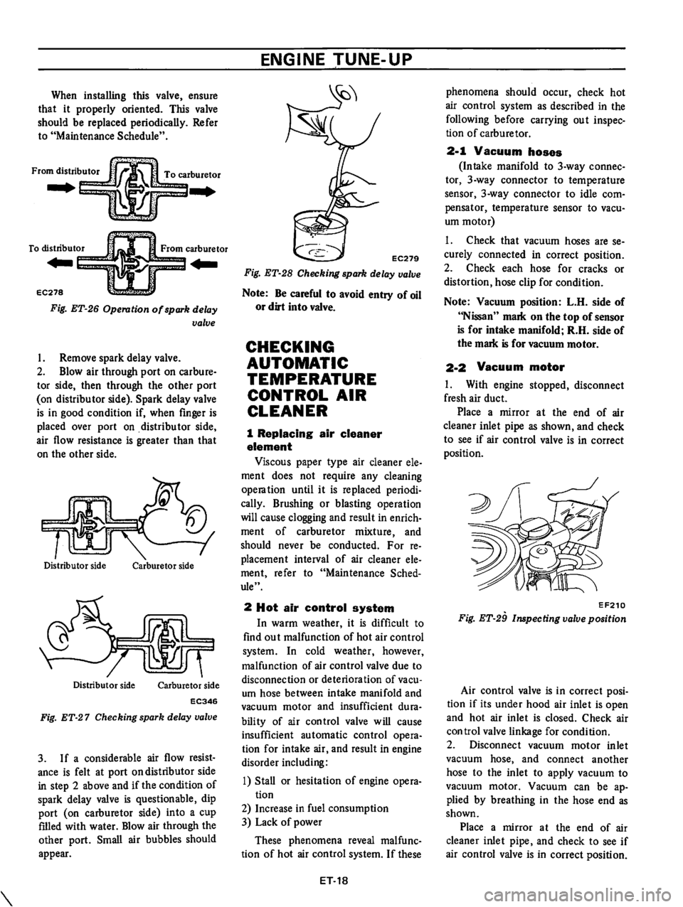 DATSUN B210 1976 Service Owners Manual DATSUN B210 1976 Service Owners Manual