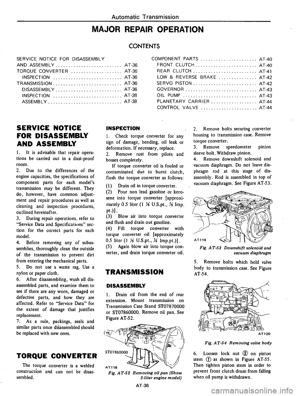 DATSUN B210 1976 Service Repair Manual DATSUN B210 1976 Service Repair Manual