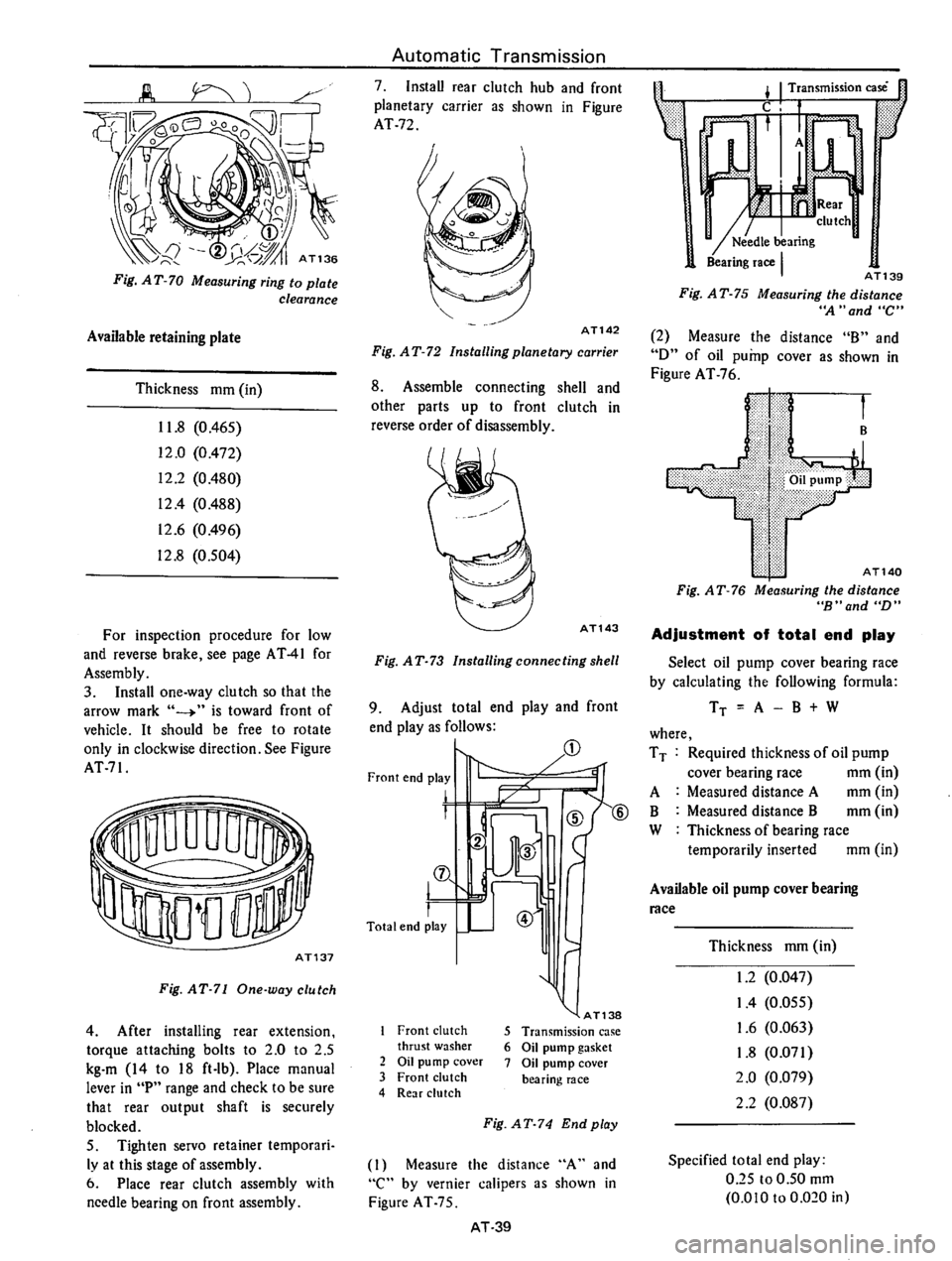 DATSUN B210 1976 Service Repair Manual DATSUN B210 1976 Service Repair Manual