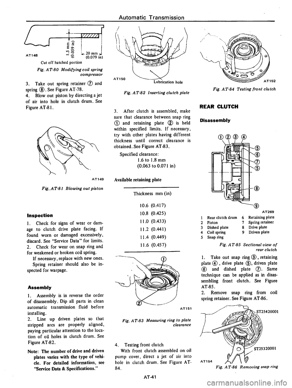 DATSUN B210 1976 Service Repair Manual DATSUN B210 1976 Service Repair Manual