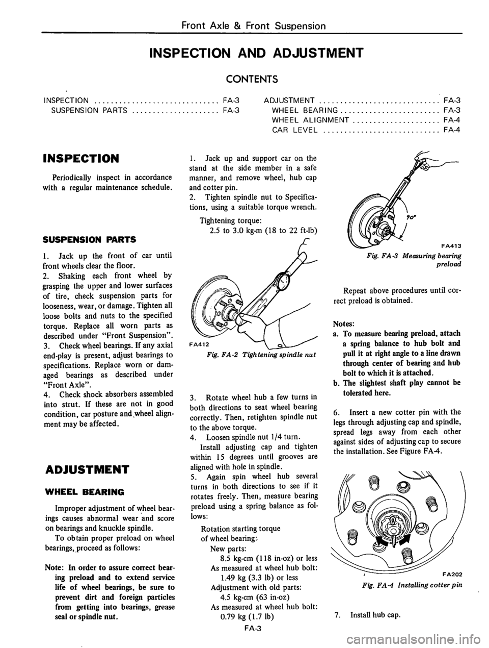 DATSUN B210 1976 Service Repair Manual DATSUN B210 1976 Service Repair Manual