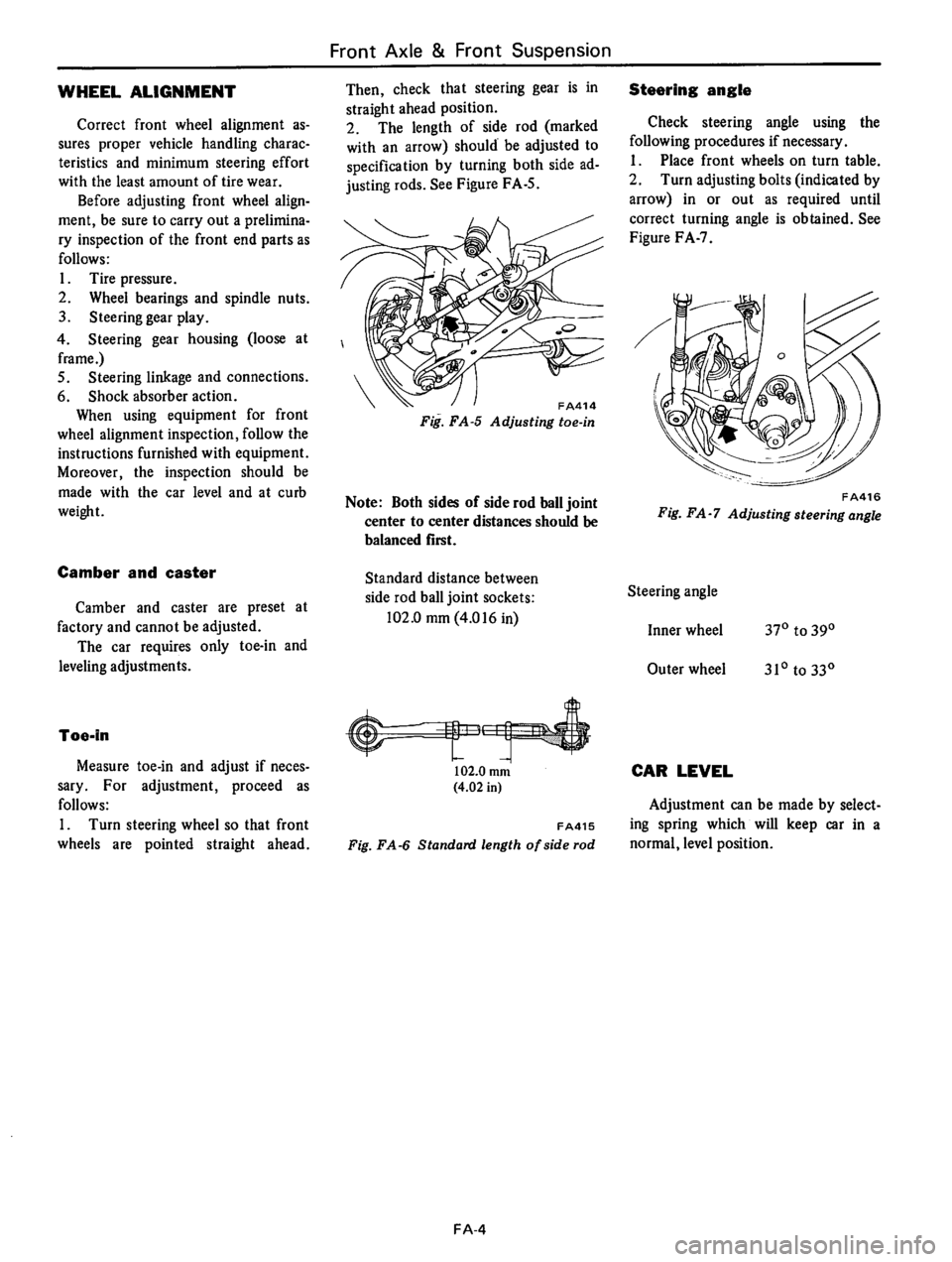DATSUN B210 1976 Service Repair Manual DATSUN B210 1976 Service Repair Manual