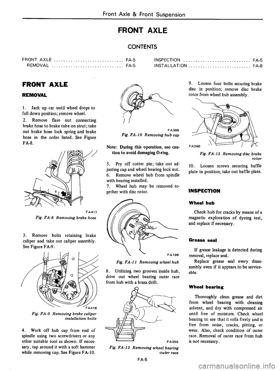 DATSUN B210 1976 Service Repair Manual DATSUN B210 1976 Service Repair Manual