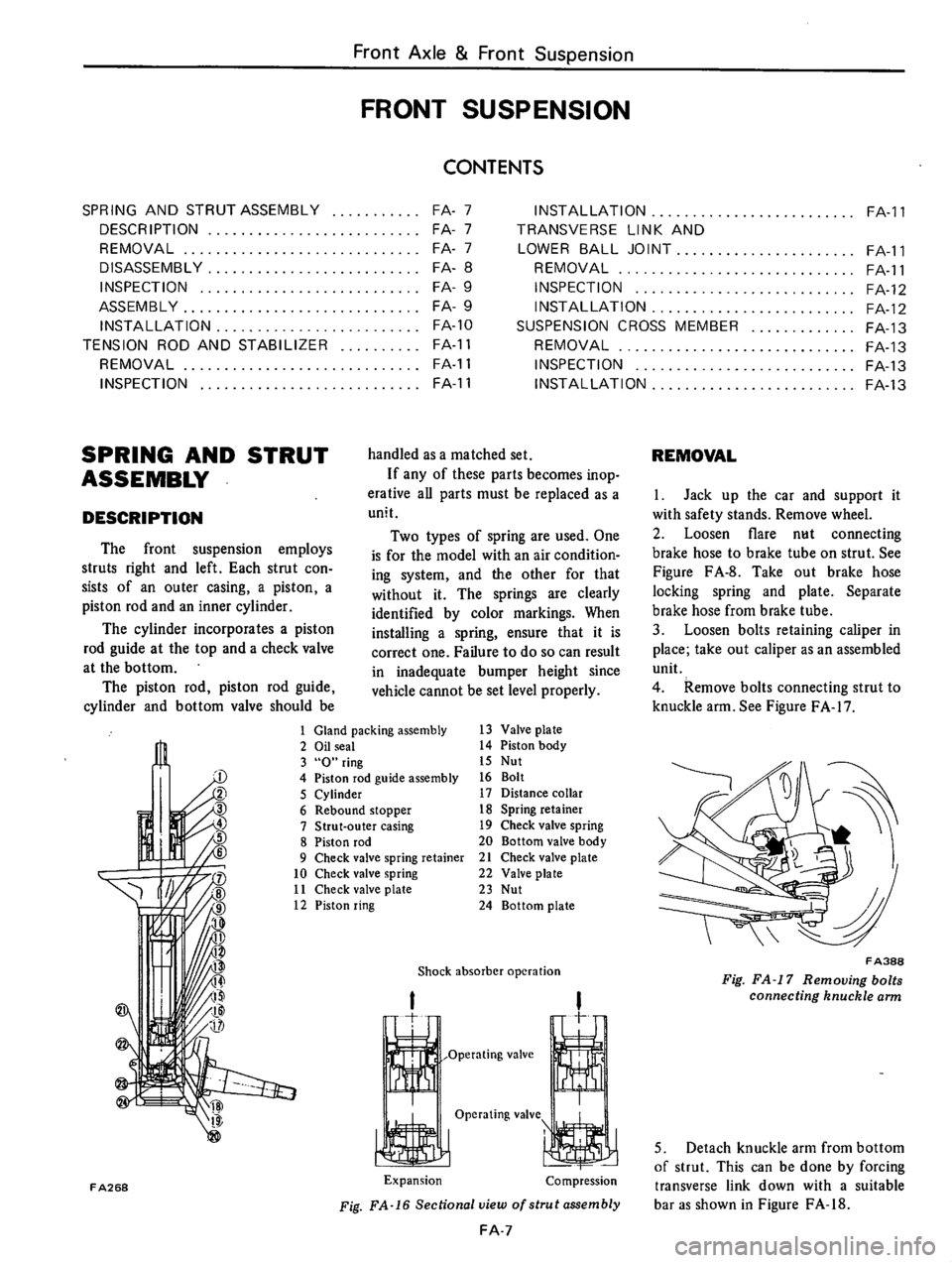 DATSUN B210 1976 Service Repair Manual DATSUN B210 1976 Service Repair Manual