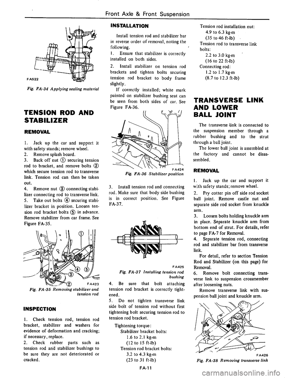 DATSUN B210 1976 Service Repair Manual DATSUN B210 1976 Service Repair Manual