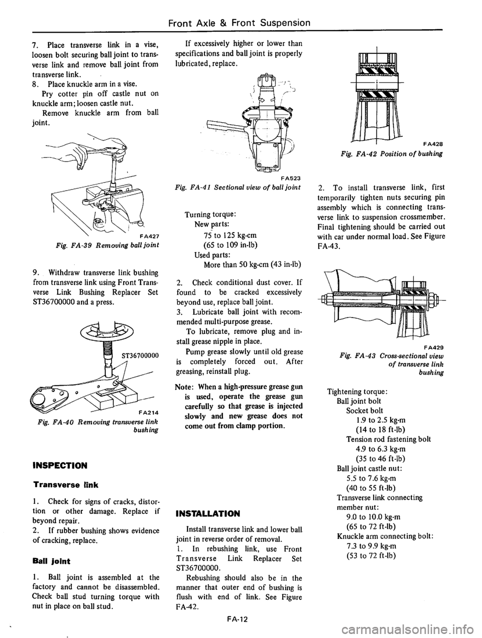 DATSUN B210 1976 Service Repair Manual DATSUN B210 1976 Service Repair Manual