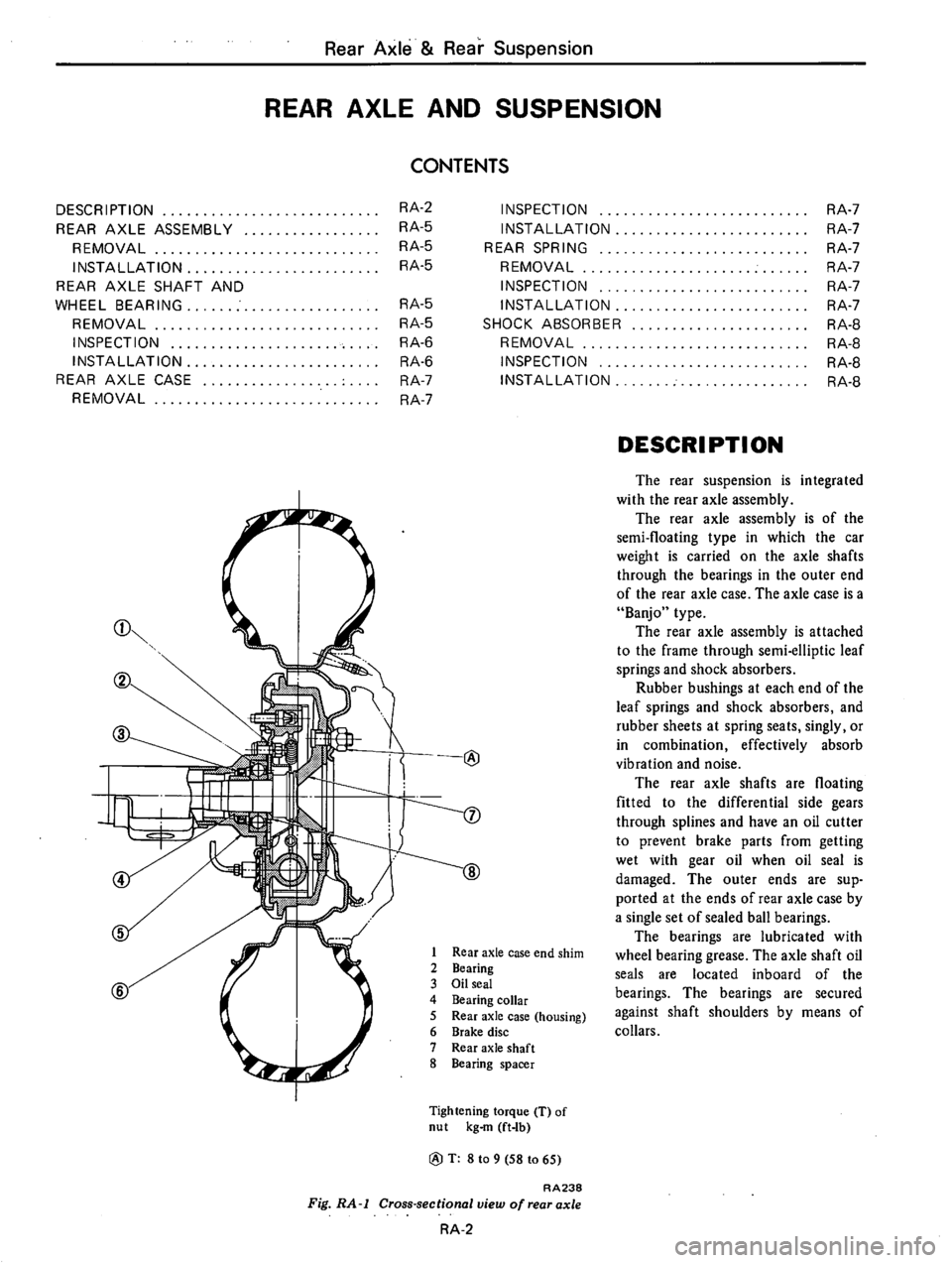 DATSUN B210 1976 Service Repair Manual DATSUN B210 1976 Service Repair Manual