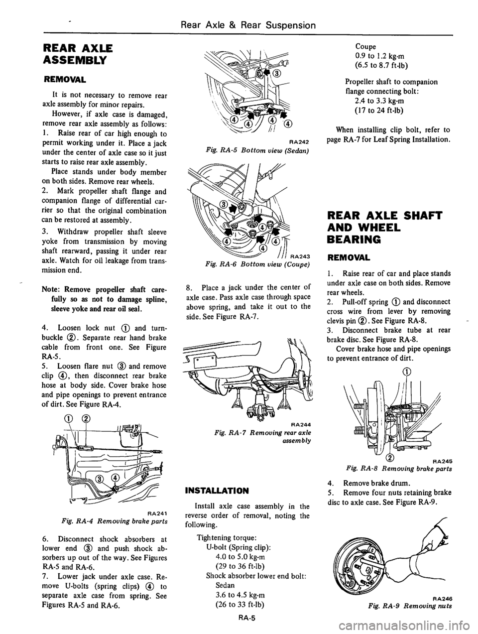 DATSUN B210 1976 Service Repair Manual DATSUN B210 1976 Service Repair Manual