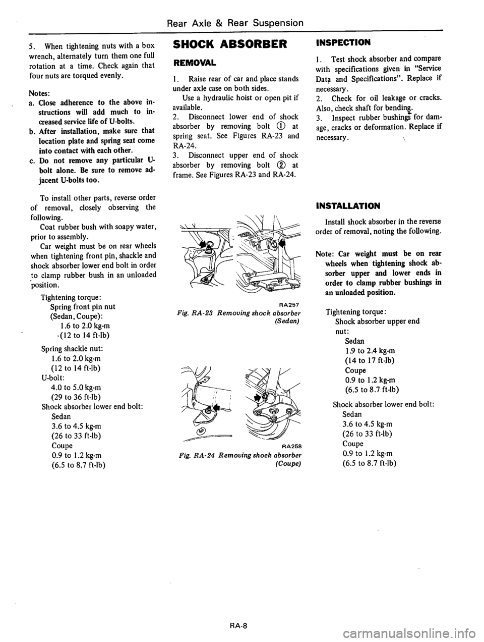 DATSUN B210 1976 Service Repair Manual DATSUN B210 1976 Service Repair Manual