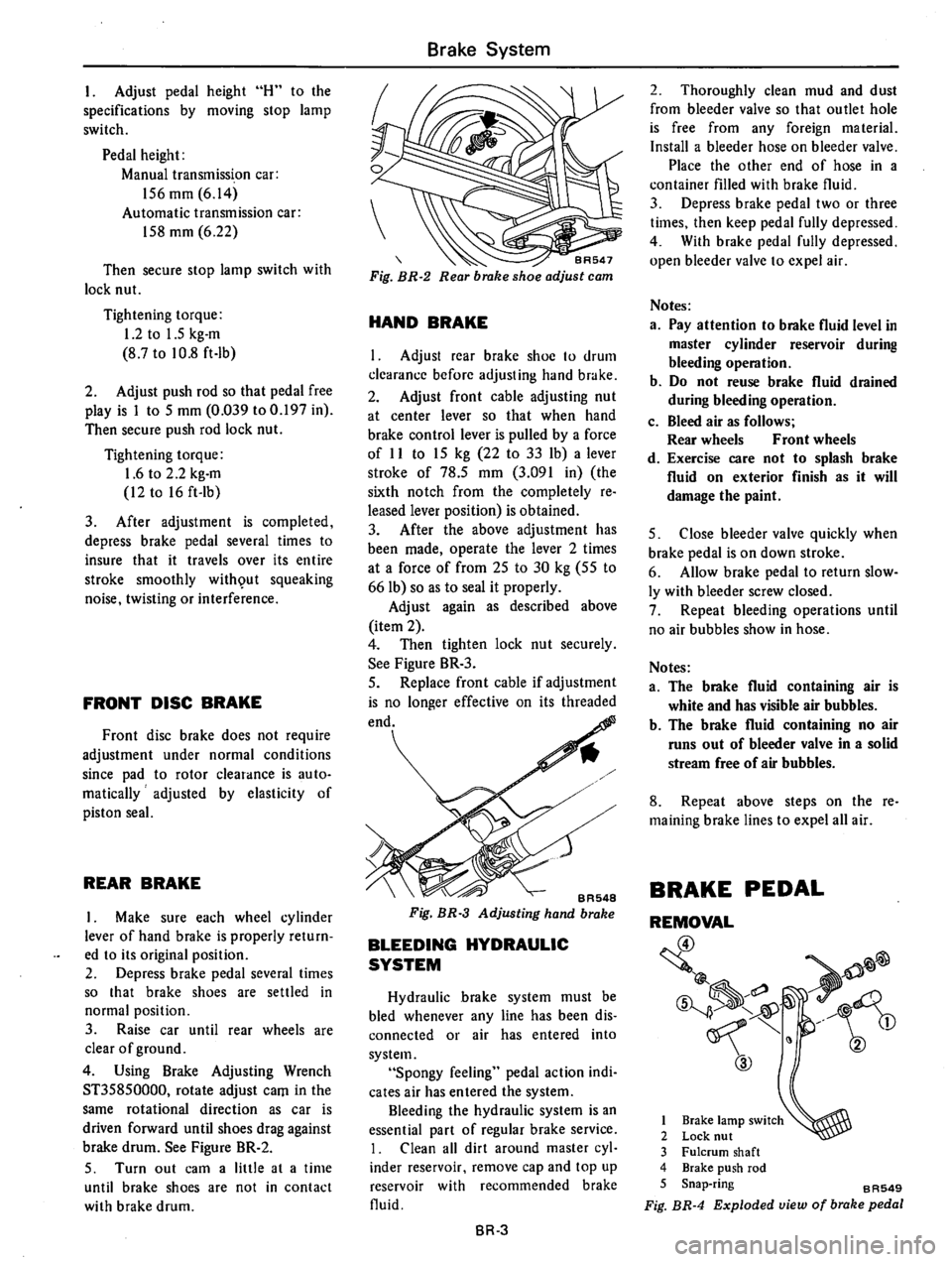 DATSUN B210 1976 Service Repair Manual DATSUN B210 1976 Service Repair Manual