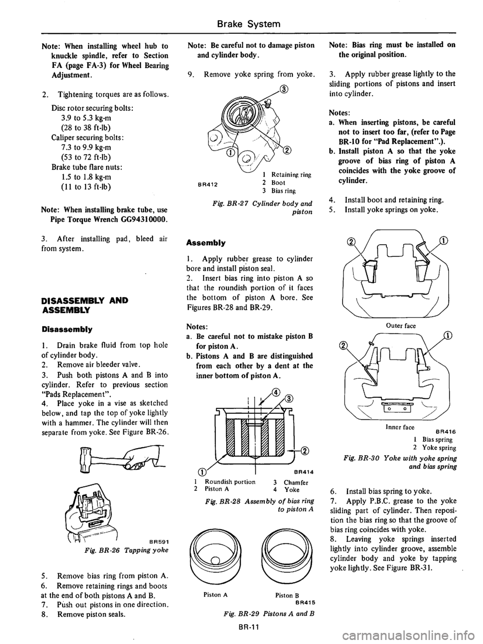 DATSUN B210 1976  Service Repair Manual 