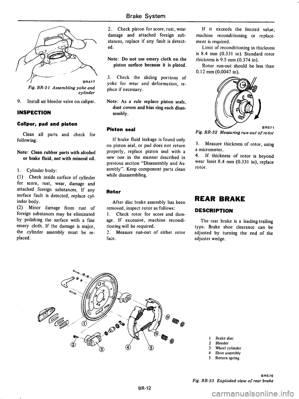 DATSUN B210 1976  Service Repair Manual 