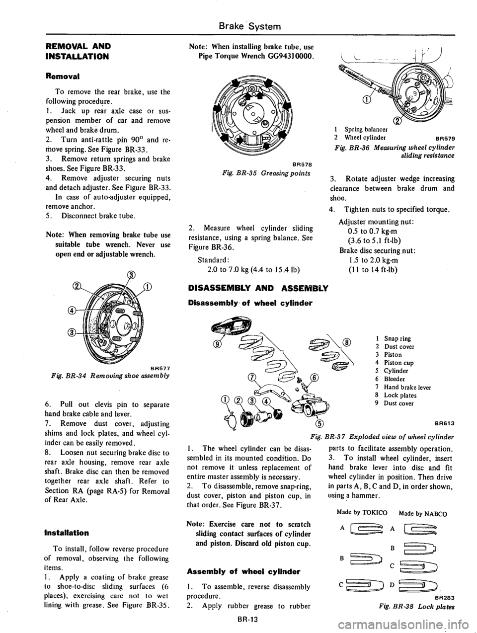 DATSUN B210 1976  Service Repair Manual 
