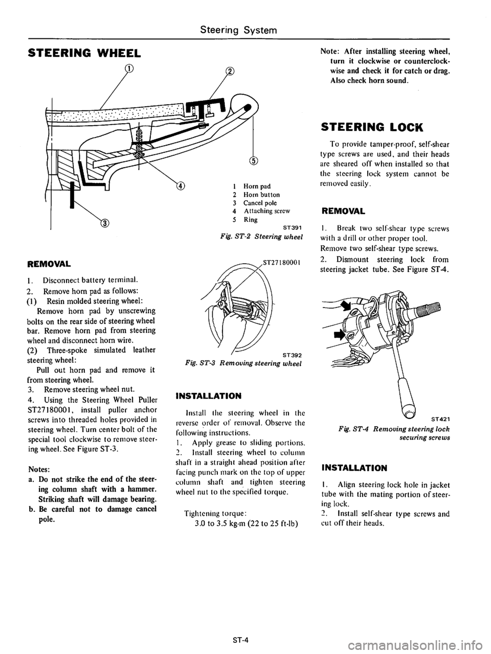 DATSUN B210 1976 Service Repair Manual DATSUN B210 1976 Service Repair Manual