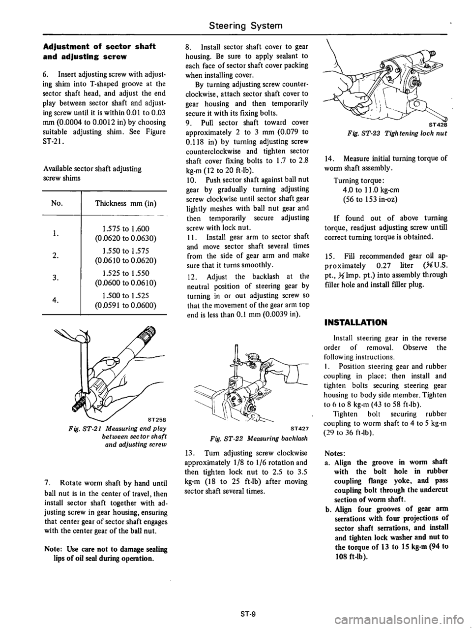 DATSUN B210 1976 Service Repair Manual DATSUN B210 1976 Service Repair Manual
