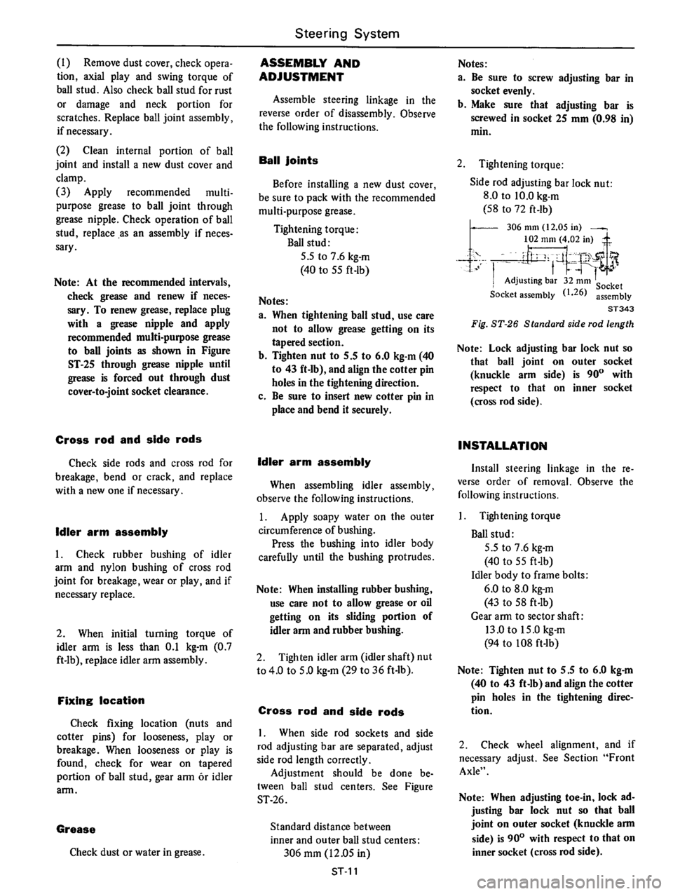 DATSUN B210 1976 Service Repair Manual DATSUN B210 1976 Service Repair Manual