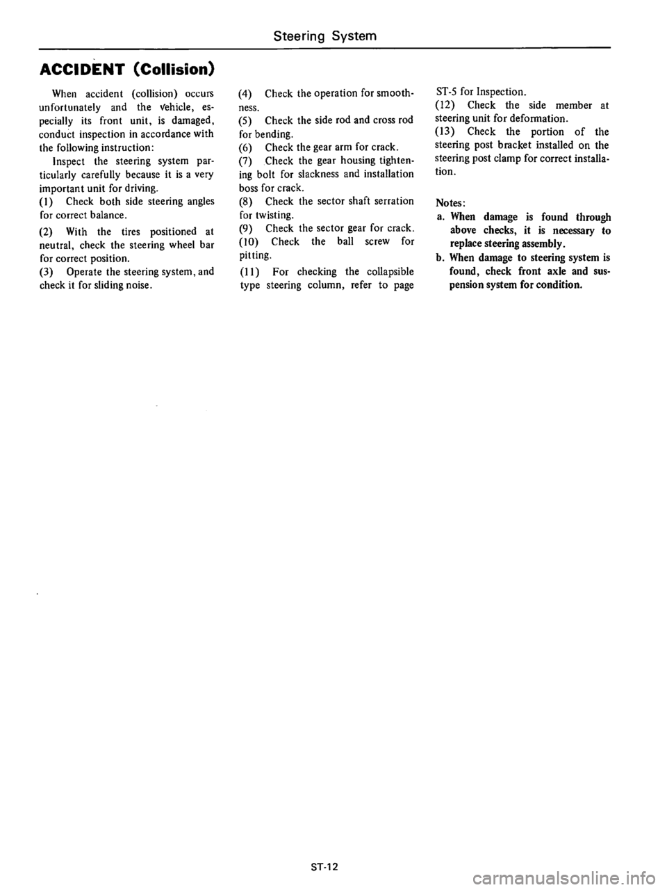 DATSUN B210 1976 Service Repair Manual DATSUN B210 1976 Service Repair Manual