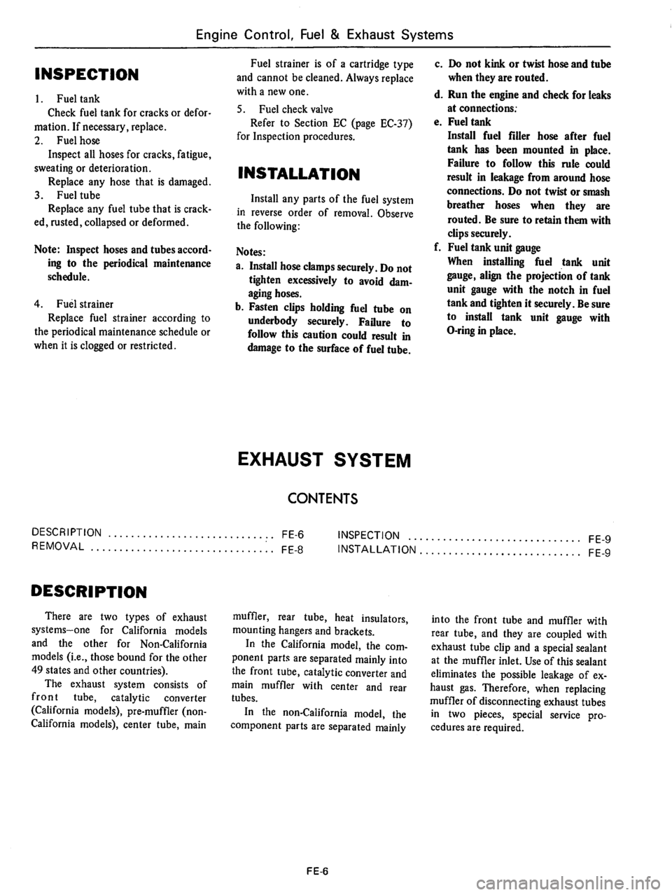 DATSUN B210 1976 Service Repair Manual DATSUN B210 1976 Service Repair Manual