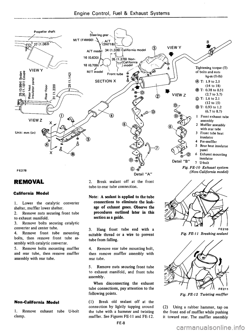 DATSUN B210 1976 Service Repair Manual DATSUN B210 1976 Service Repair Manual