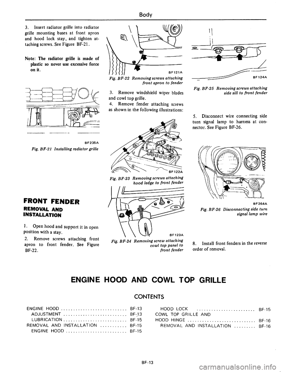 DATSUN B210 1976 Service Repair Manual DATSUN B210 1976 Service Repair Manual