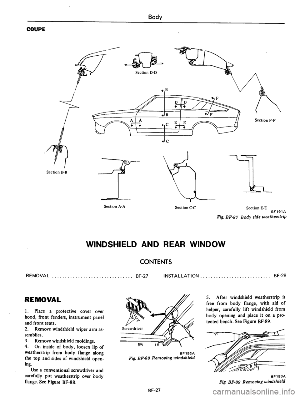 DATSUN B210 1976  Service Repair Manual 
