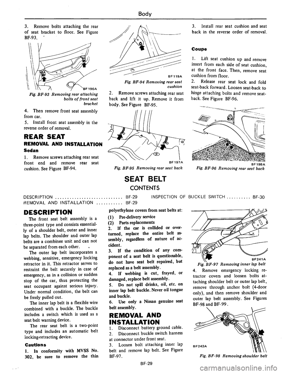 DATSUN B210 1976  Service Repair Manual 