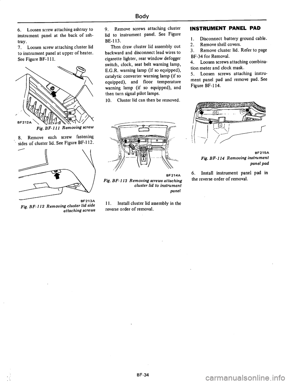 DATSUN B210 1976  Service Repair Manual 