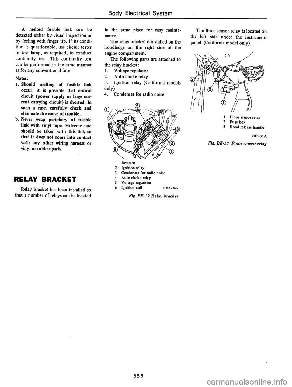 DATSUN B210 1976 Service Repair Manual DATSUN B210 1976 Service Repair Manual