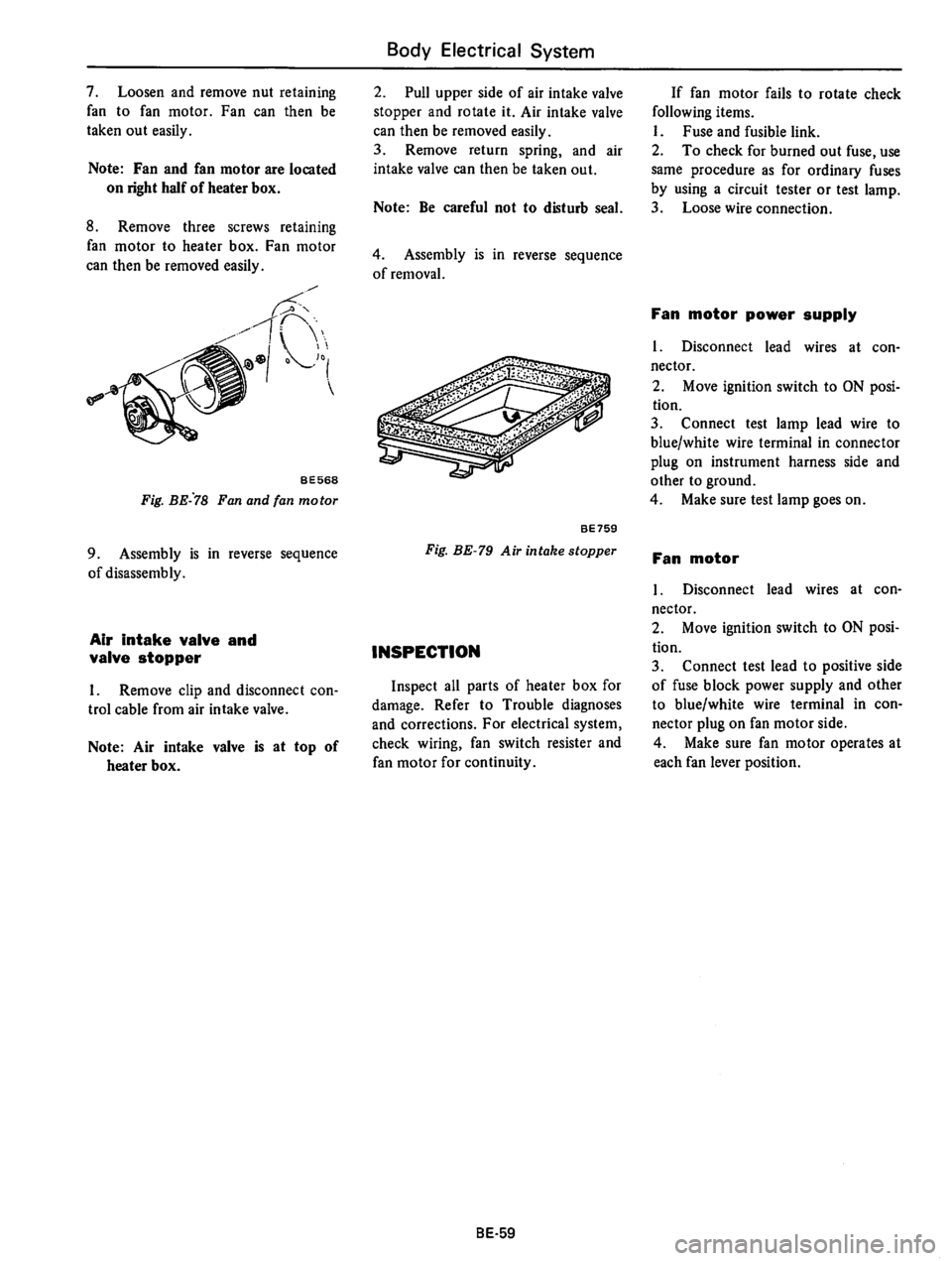 DATSUN B210 1976 Service Repair Manual DATSUN B210 1976 Service Repair Manual