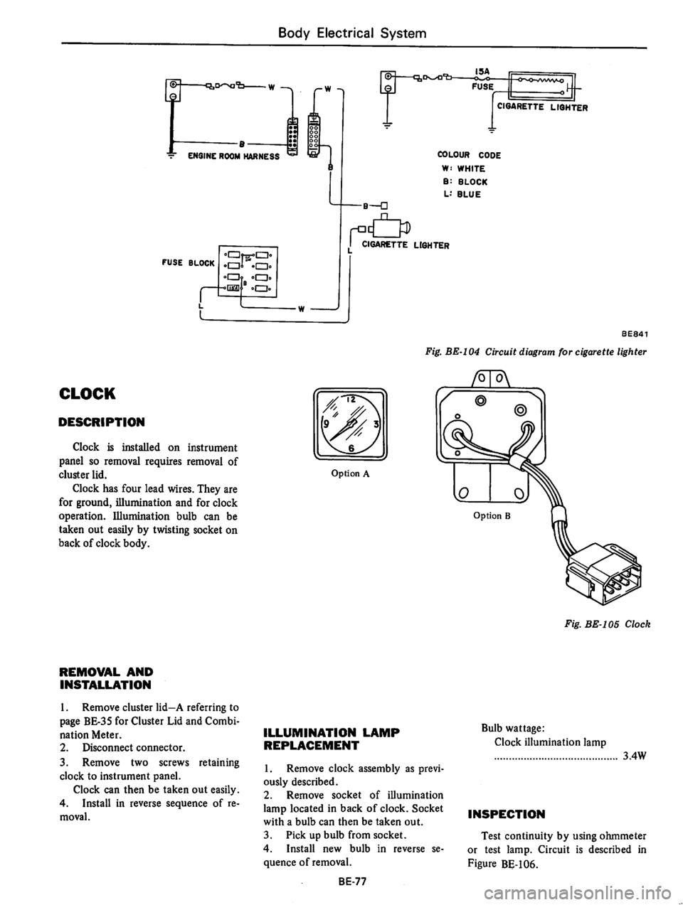 DATSUN B210 1976 Service Repair Manual DATSUN B210 1976 Service Repair Manual
