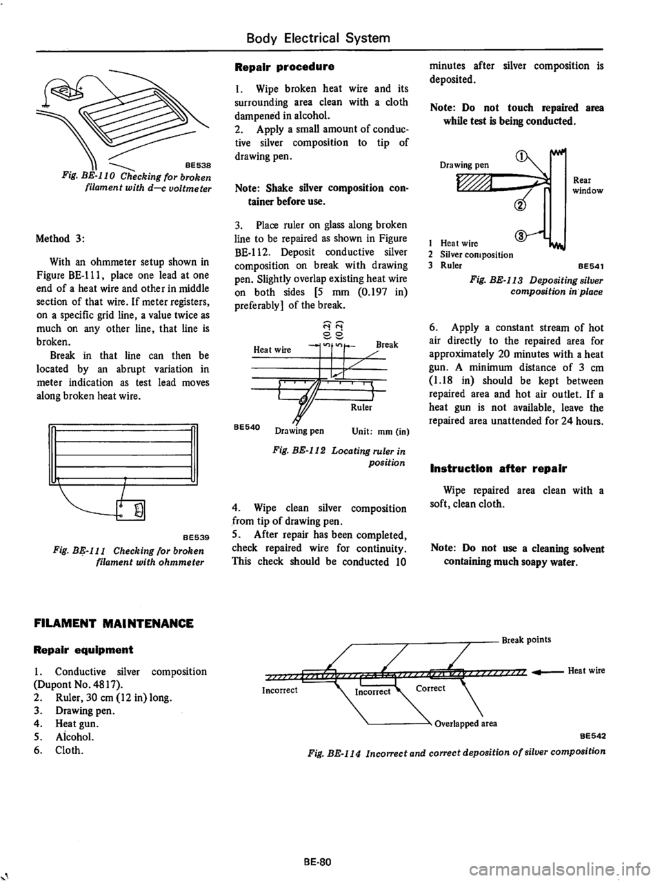 DATSUN B210 1976 Service Repair Manual DATSUN B210 1976 Service Repair Manual