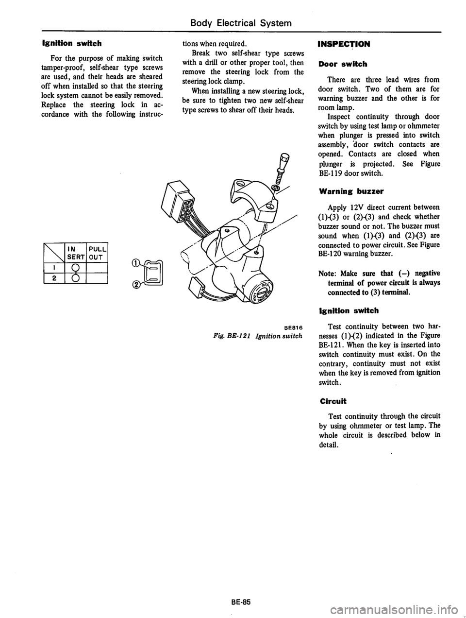 DATSUN B210 1976 Service Repair Manual DATSUN B210 1976 Service Repair Manual