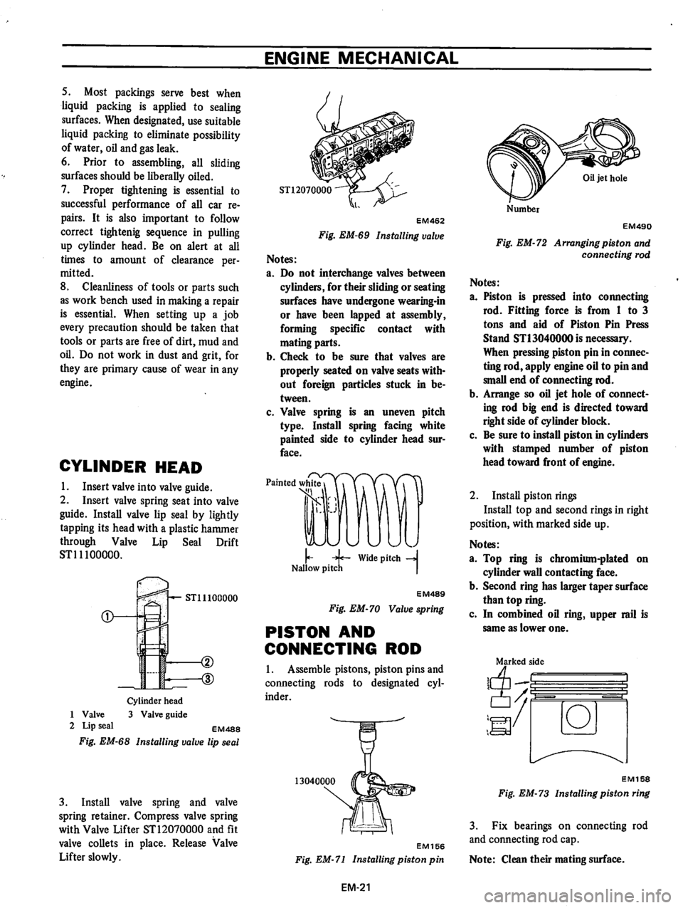 DATSUN B210 1976 Service Manual PDF DATSUN B210 1976 Service Manual PDF