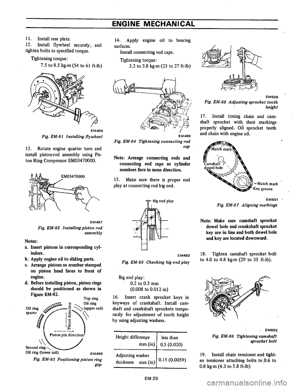 DATSUN B210 1976 Service Manual PDF DATSUN B210 1976 Service Manual PDF