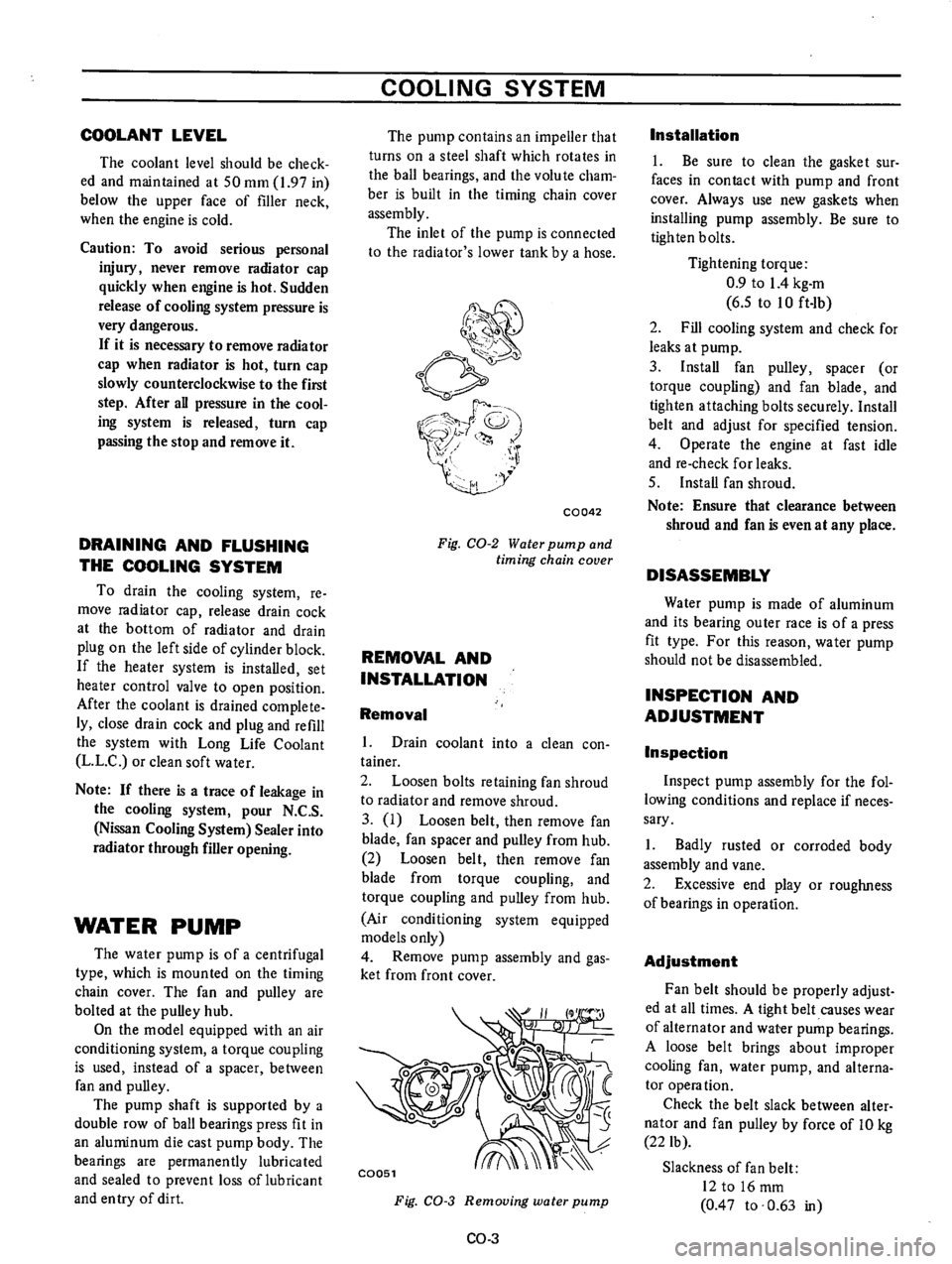 DATSUN B210 1976 Service Owners Manual DATSUN B210 1976 Service Owners Manual