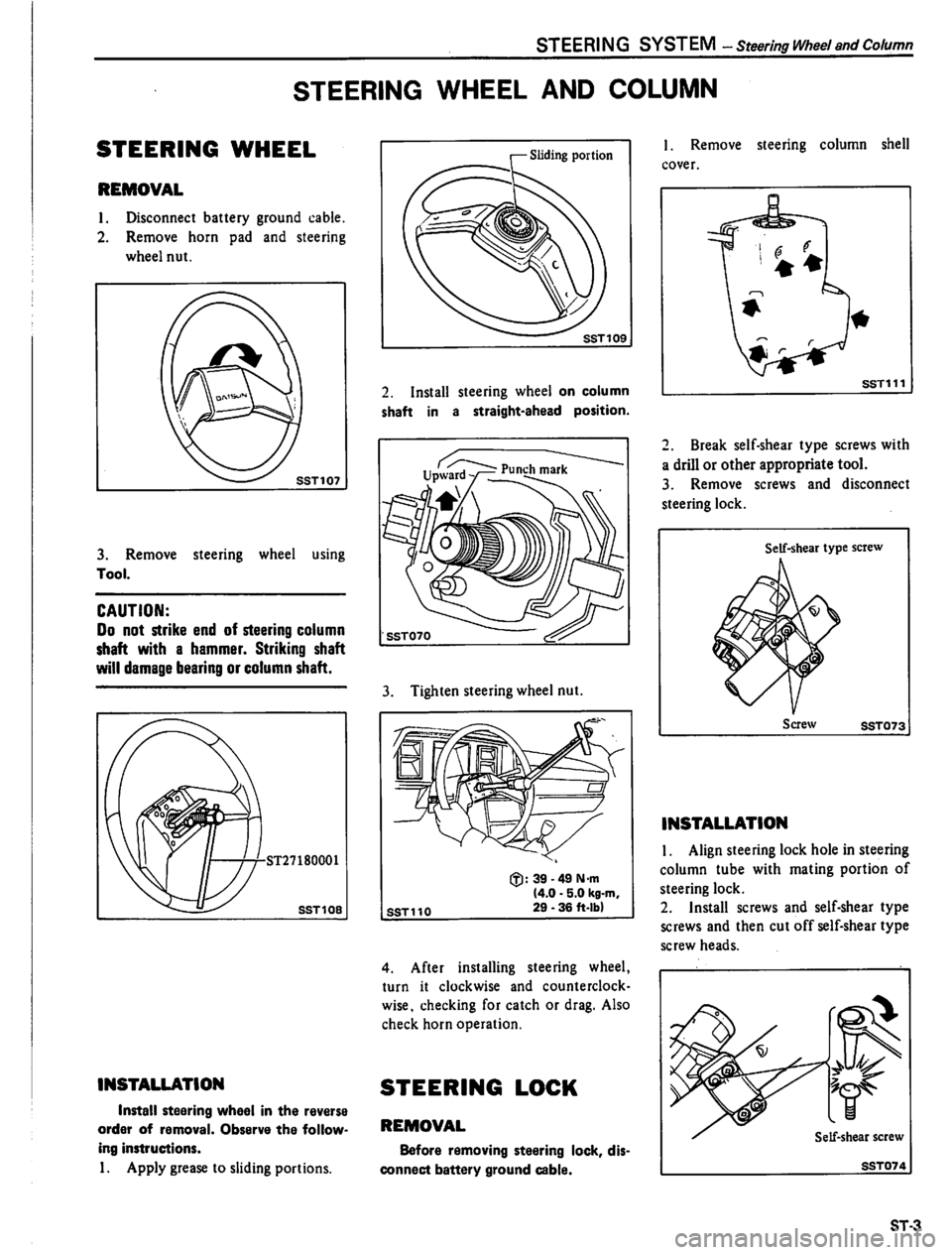 DATSUN PICK-UP 1980 Service Manual DATSUN PICK-UP 1980 Service Manual