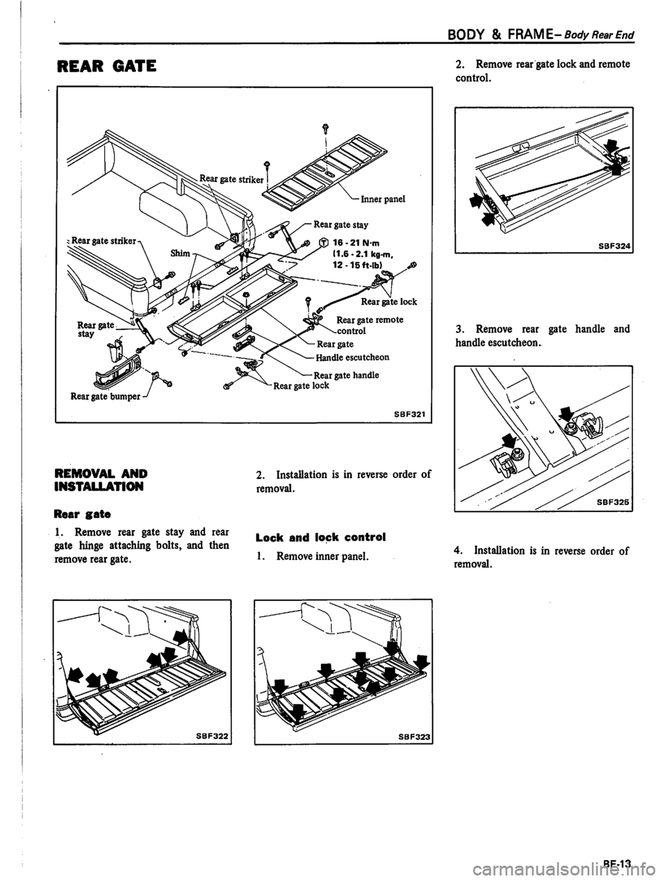 DATSUN PICK-UP 1980 Service Manual DATSUN PICK-UP 1980 Service Manual