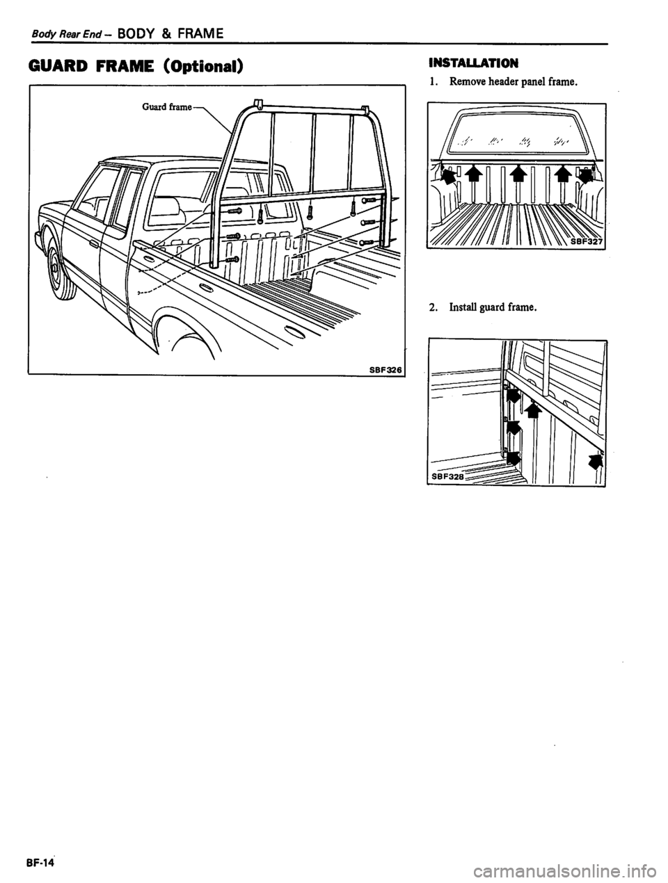 DATSUN PICK-UP 1980 Service Manual DATSUN PICK-UP 1980 Service Manual